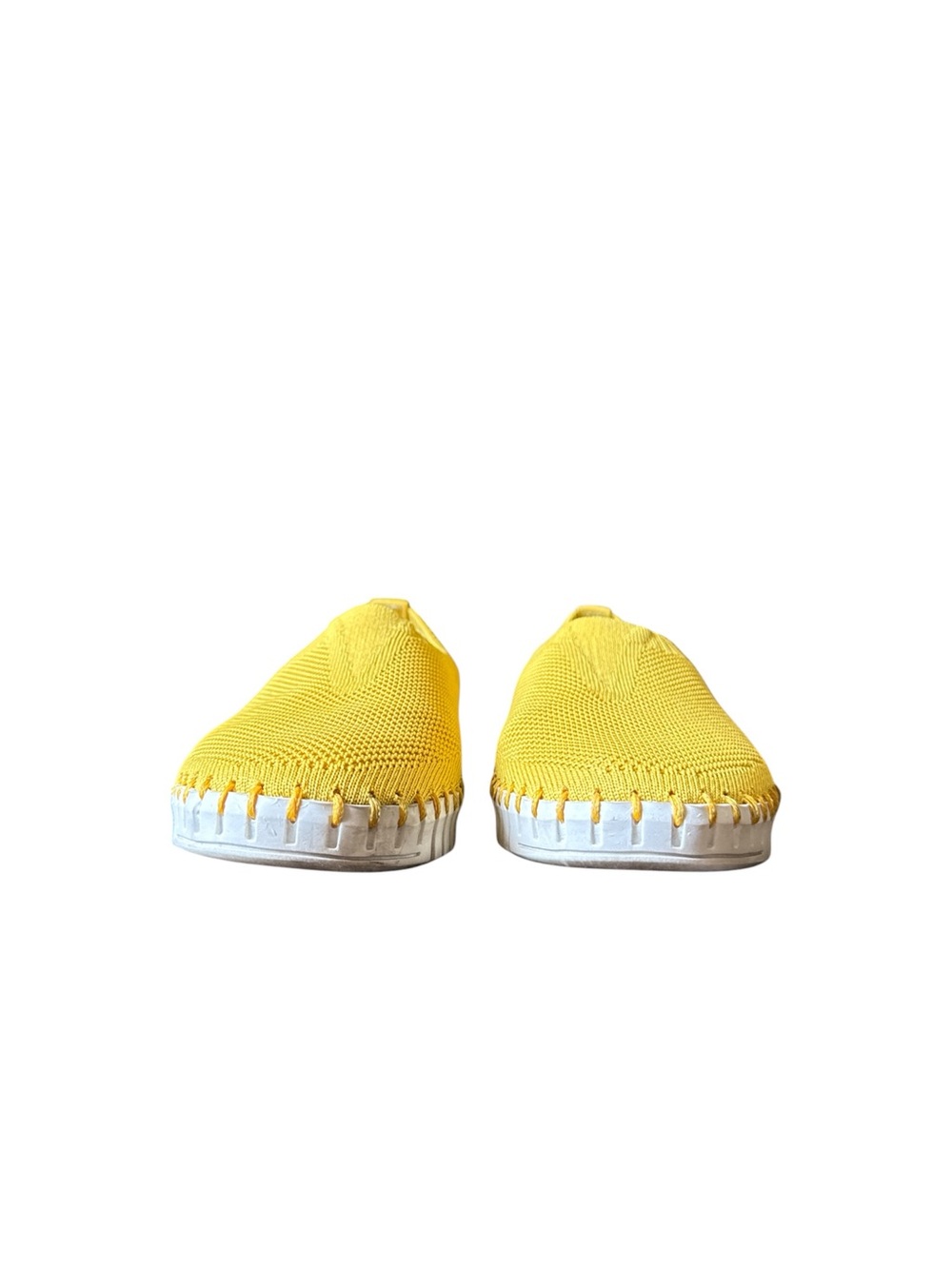 Eric Michael Yellow Knit Slip-On Women's Casual Shoes size 10 - Picture 5 of 5